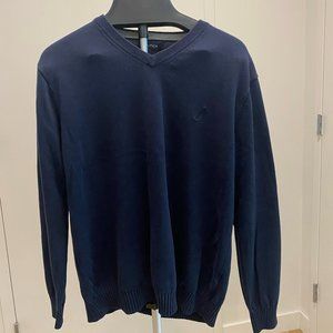 Nautica Blue V-Neck Sweater